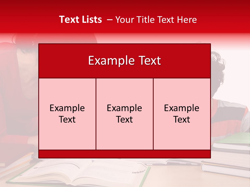 Mother Helping Her Kids Do Homework Isolated On White Background PowerPoint Template