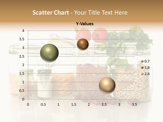 A Group Of Jars Filled With Different Types Of Food PowerPoint Template