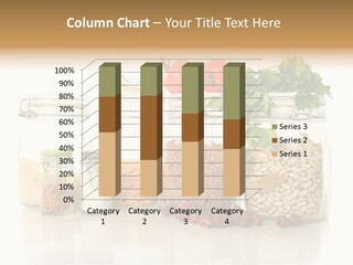 A Group Of Jars Filled With Different Types Of Food PowerPoint Template