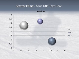 Snowboarder's Shadow PowerPoint Template