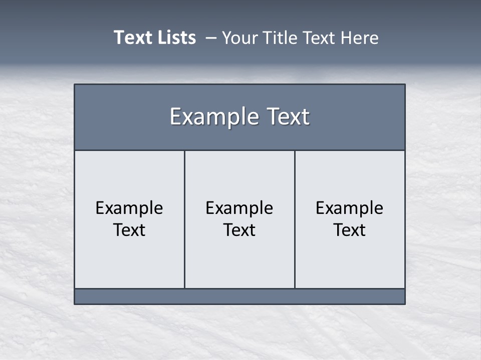 Snowboarder's Shadow PowerPoint Template