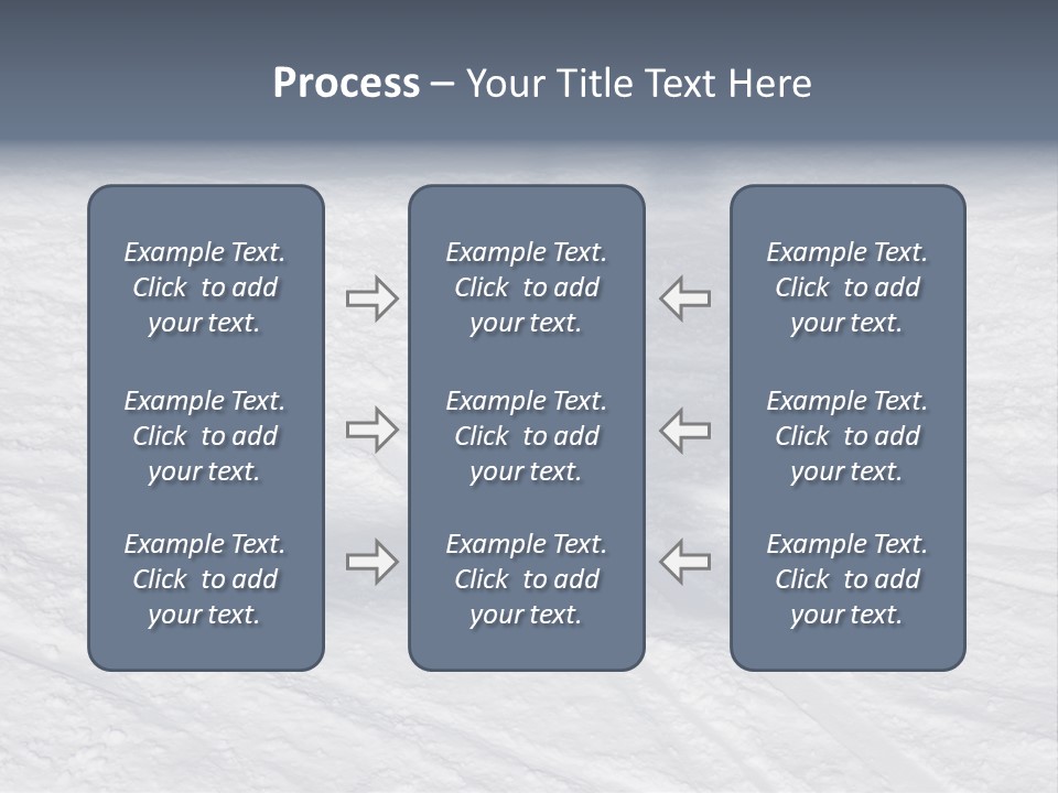 Snowboarder's Shadow PowerPoint Template