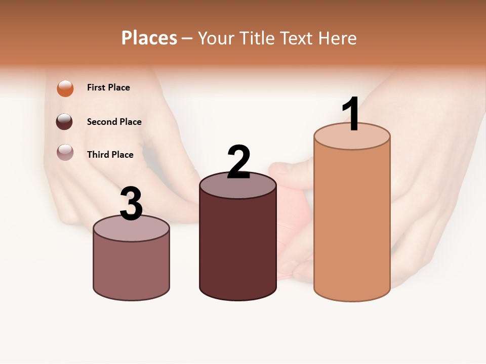 Two Hands Make Something From Sheet Of Paper PowerPoint Template