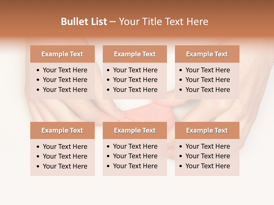 Two Hands Make Something From Sheet Of Paper PowerPoint Template