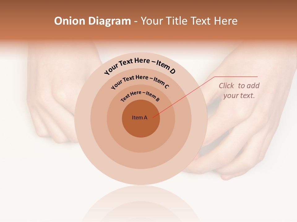 Two Hands Make Something From Sheet Of Paper PowerPoint Template