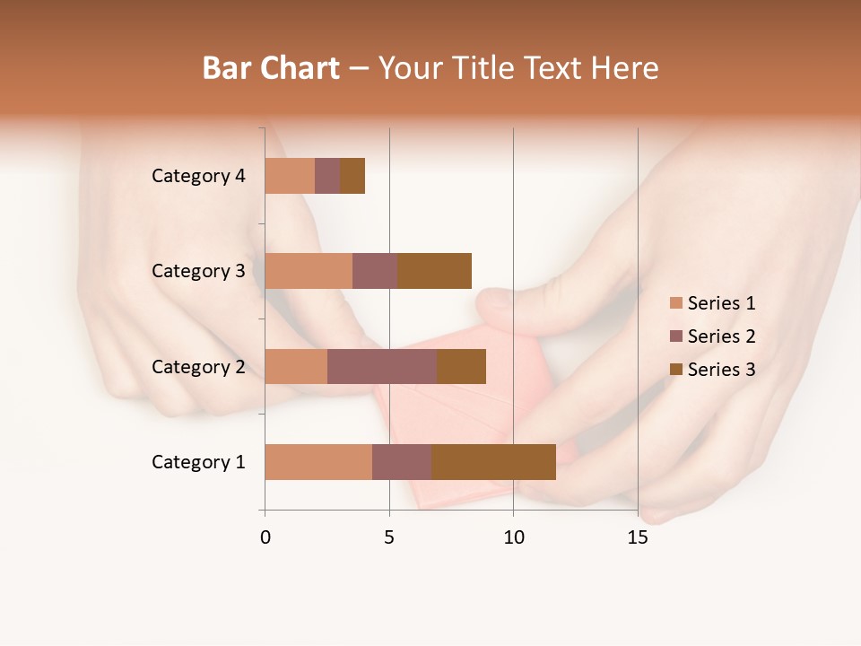 Two Hands Make Something From Sheet Of Paper PowerPoint Template