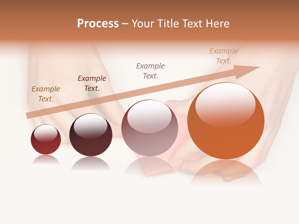 Two Hands Make Something From Sheet Of Paper PowerPoint Template