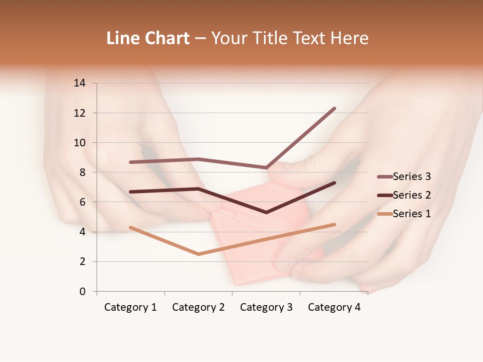 Two Hands Make Something From Sheet Of Paper PowerPoint Template