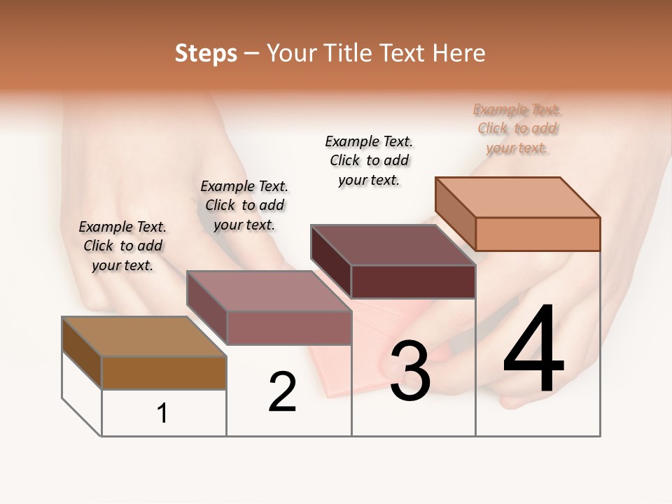 Two Hands Make Something From Sheet Of Paper PowerPoint Template