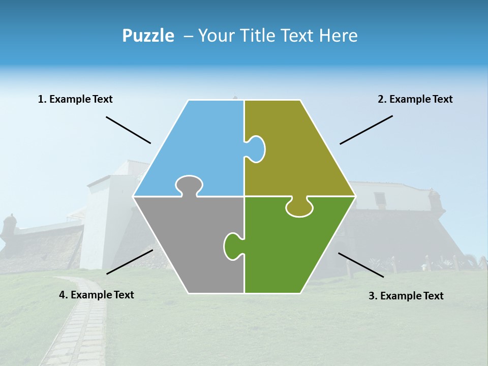 Lighthouse Fort Salvador Bahia Brazil PowerPoint Template