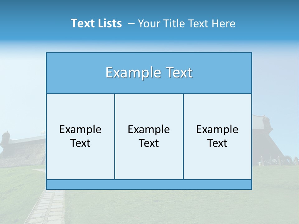 Lighthouse Fort Salvador Bahia Brazil PowerPoint Template