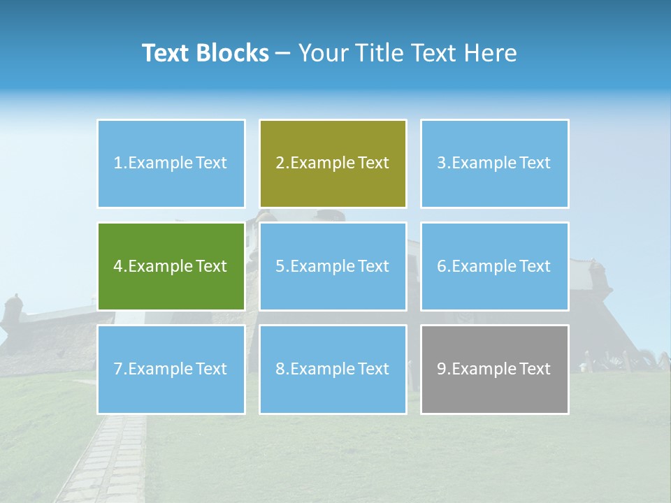 Lighthouse Fort Salvador Bahia Brazil PowerPoint Template