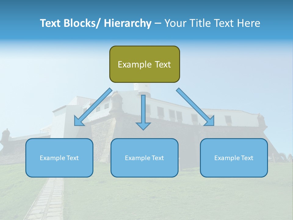 Lighthouse Fort Salvador Bahia Brazil PowerPoint Template
