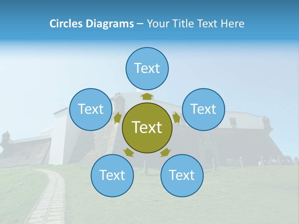 Lighthouse Fort Salvador Bahia Brazil PowerPoint Template