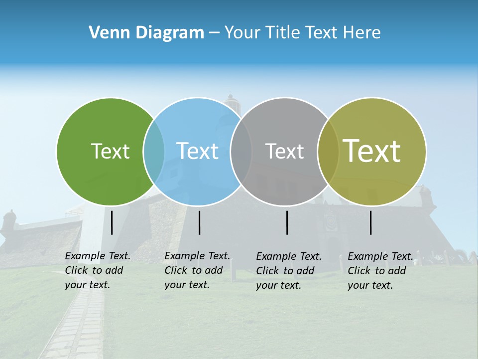 Lighthouse Fort Salvador Bahia Brazil PowerPoint Template