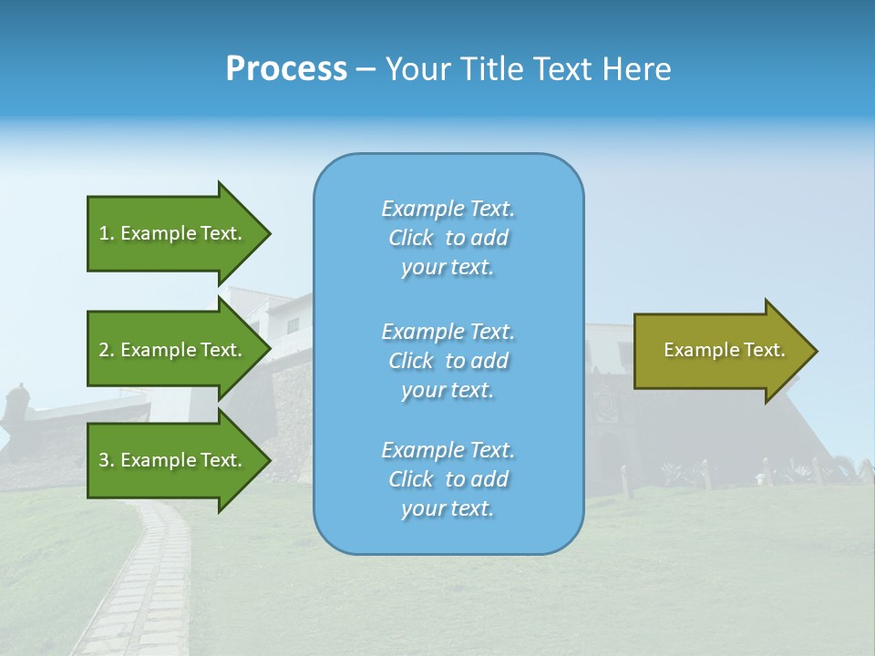 Lighthouse Fort Salvador Bahia Brazil PowerPoint Template