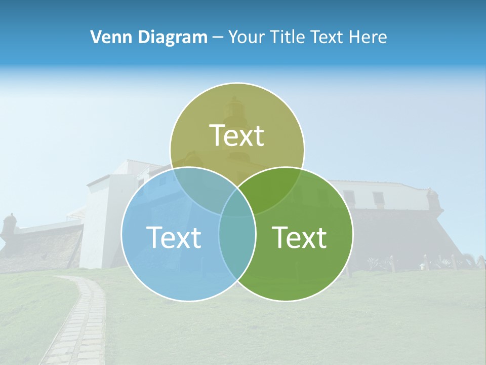 Lighthouse Fort Salvador Bahia Brazil PowerPoint Template