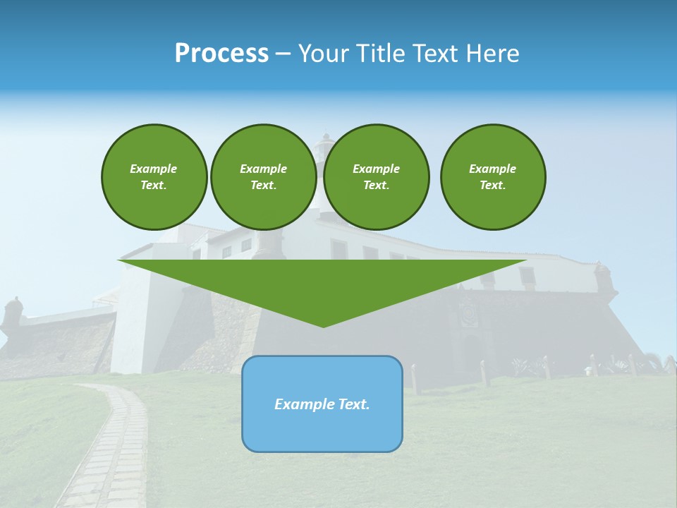 Lighthouse Fort Salvador Bahia Brazil PowerPoint Template