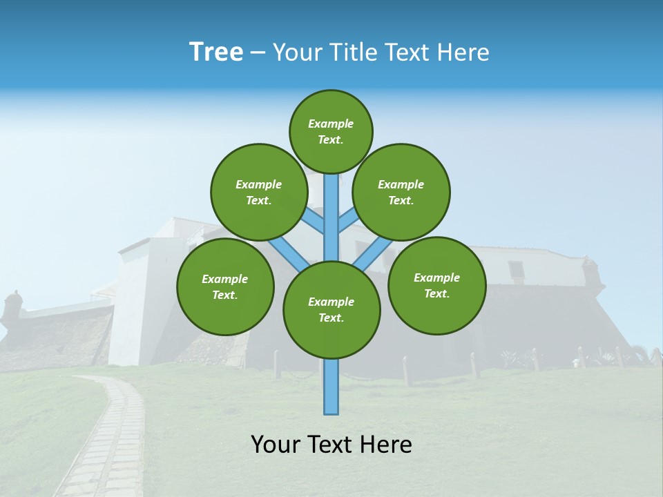 Lighthouse Fort Salvador Bahia Brazil PowerPoint Template