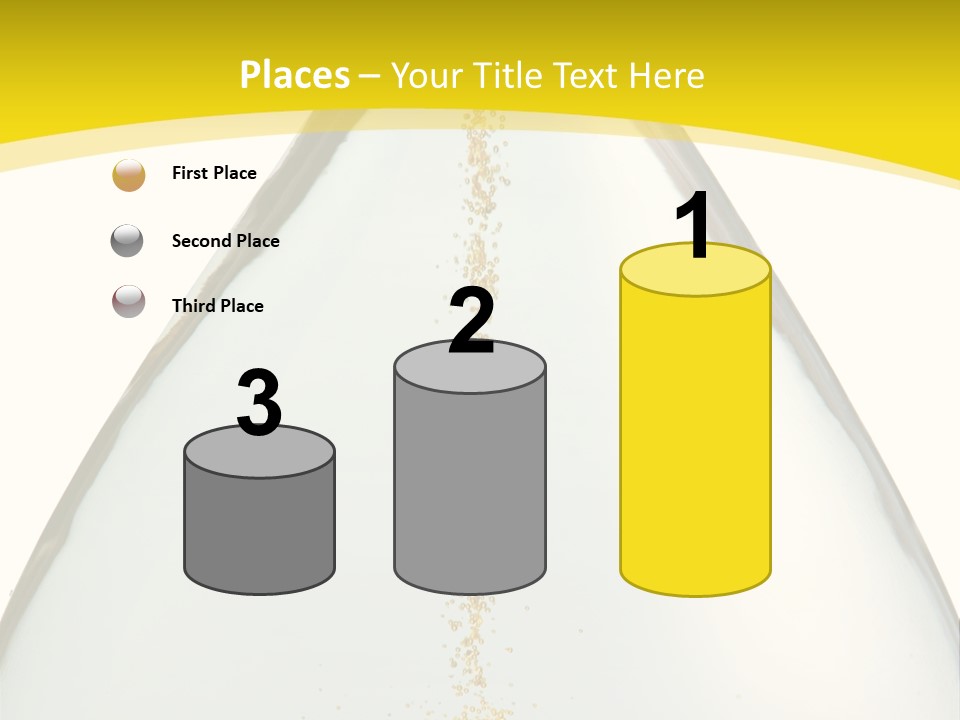 Hourglass Closeup Shot (Isolated - White Background) PowerPoint Template