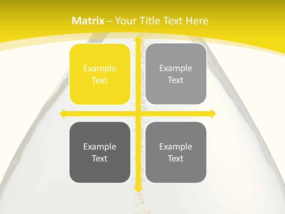 Hourglass Closeup Shot (Isolated - White Background) PowerPoint Template