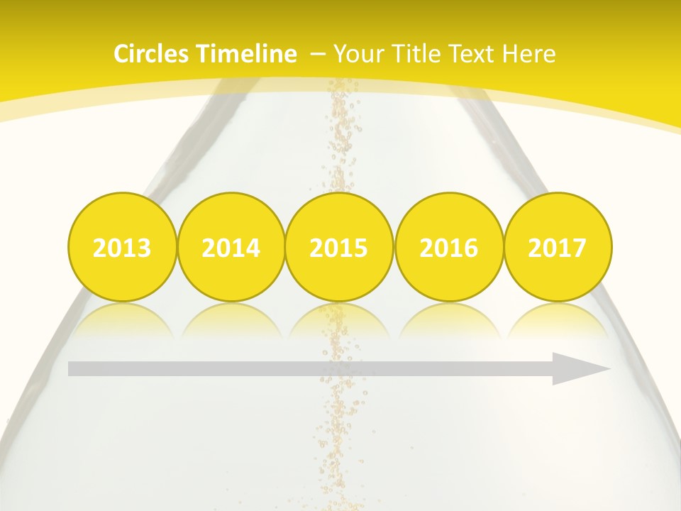 Hourglass Closeup Shot (Isolated - White Background) PowerPoint Template