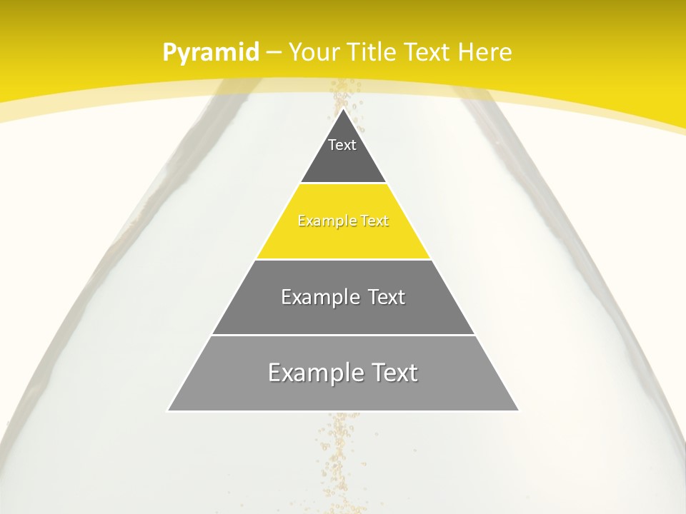 Hourglass Closeup Shot (Isolated - White Background) PowerPoint Template