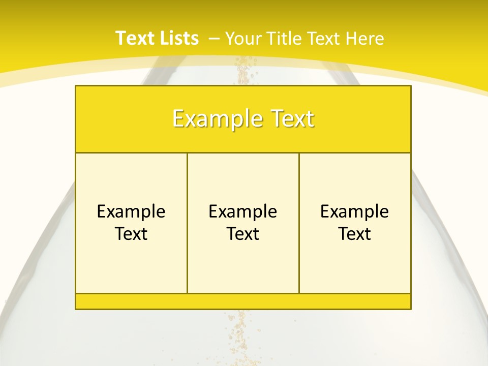 Hourglass Closeup Shot (Isolated - White Background) PowerPoint Template