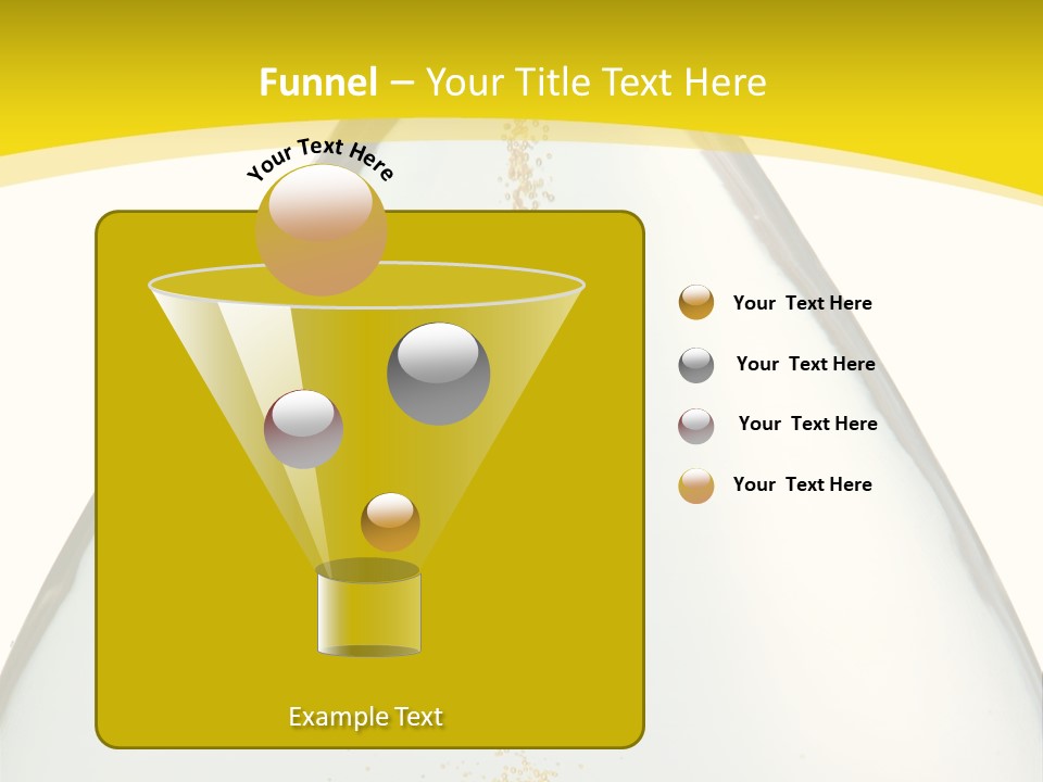 Hourglass Closeup Shot (Isolated - White Background) PowerPoint Template