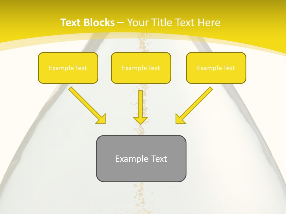 Hourglass Closeup Shot (Isolated - White Background) PowerPoint Template