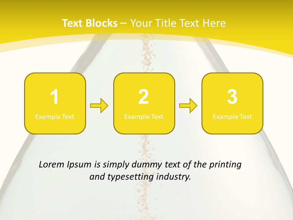 Hourglass Closeup Shot (Isolated - White Background) PowerPoint Template