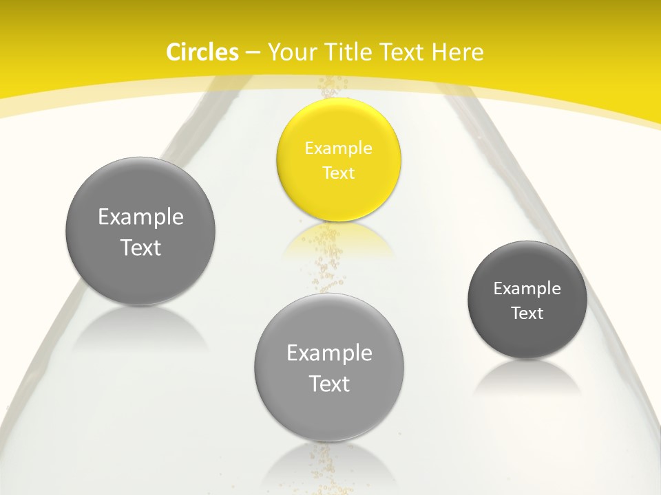 Hourglass Closeup Shot (Isolated - White Background) PowerPoint Template