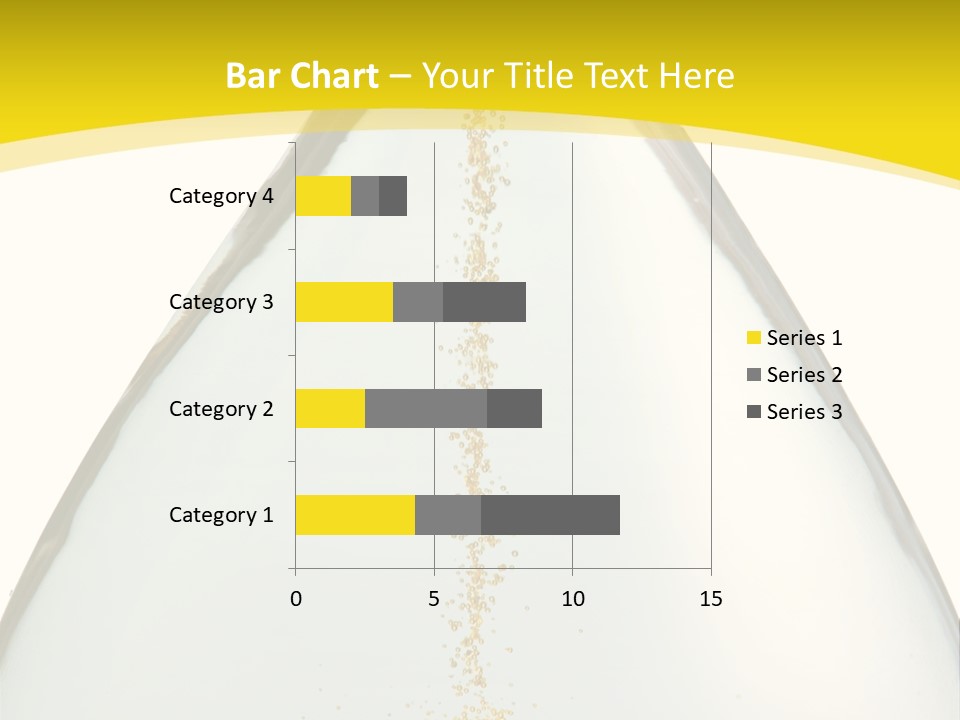 Hourglass Closeup Shot (Isolated - White Background) PowerPoint Template