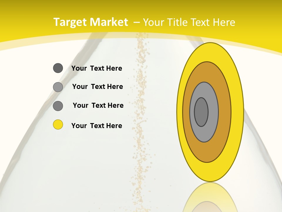 Hourglass Closeup Shot (Isolated - White Background) PowerPoint Template