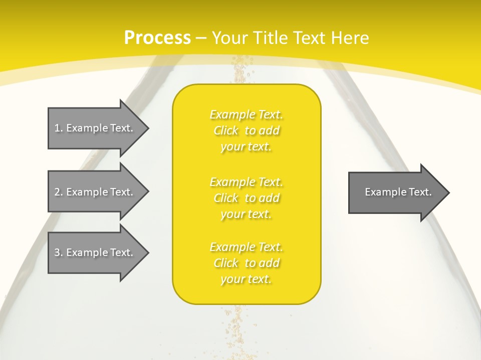 Hourglass Closeup Shot (Isolated - White Background) PowerPoint Template