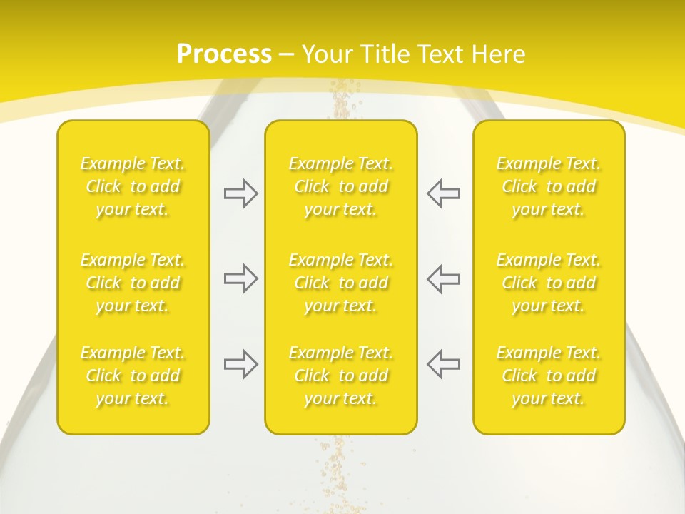 Hourglass Closeup Shot (Isolated - White Background) PowerPoint Template
