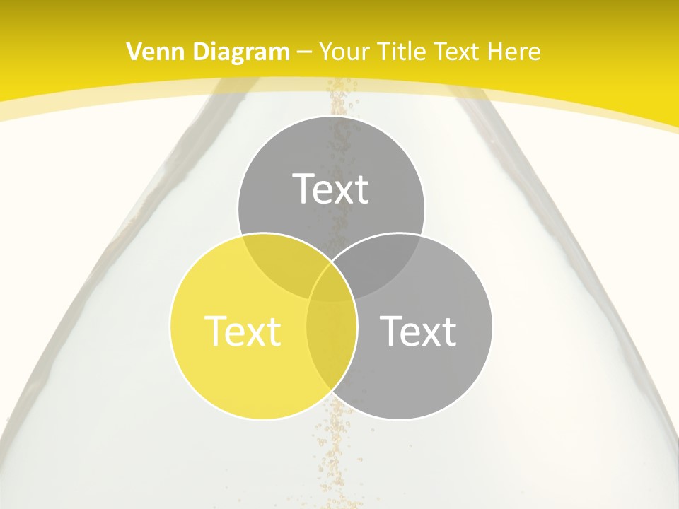 Hourglass Closeup Shot (Isolated - White Background) PowerPoint Template