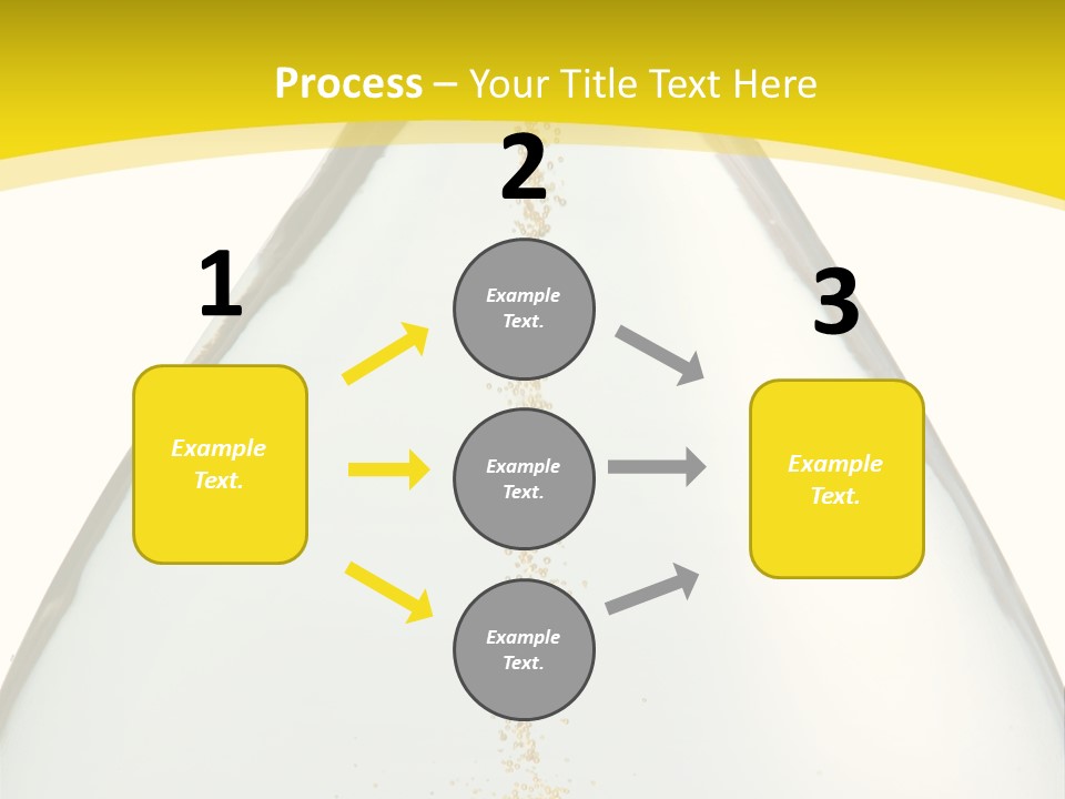 Hourglass Closeup Shot (Isolated - White Background) PowerPoint Template