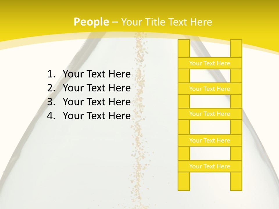 Hourglass Closeup Shot (Isolated - White Background) PowerPoint Template