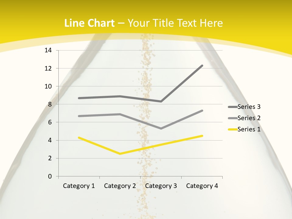 Hourglass Closeup Shot (Isolated - White Background) PowerPoint Template