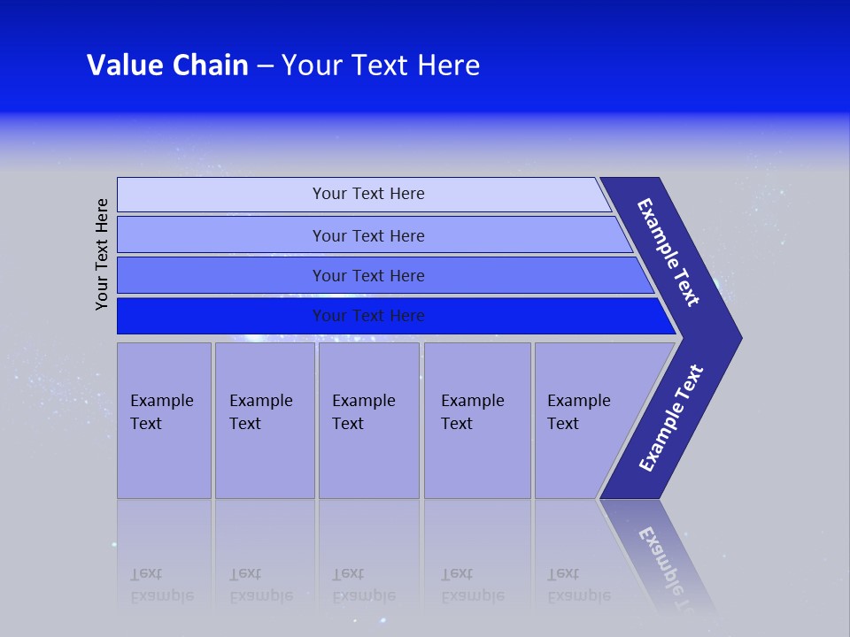 Star And Blue Space Galaxy PowerPoint Template