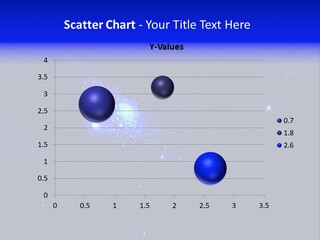 Star And Blue Space Galaxy PowerPoint Template