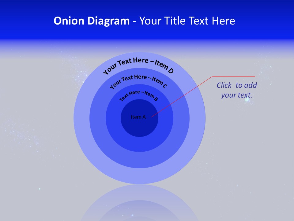 Star And Blue Space Galaxy PowerPoint Template