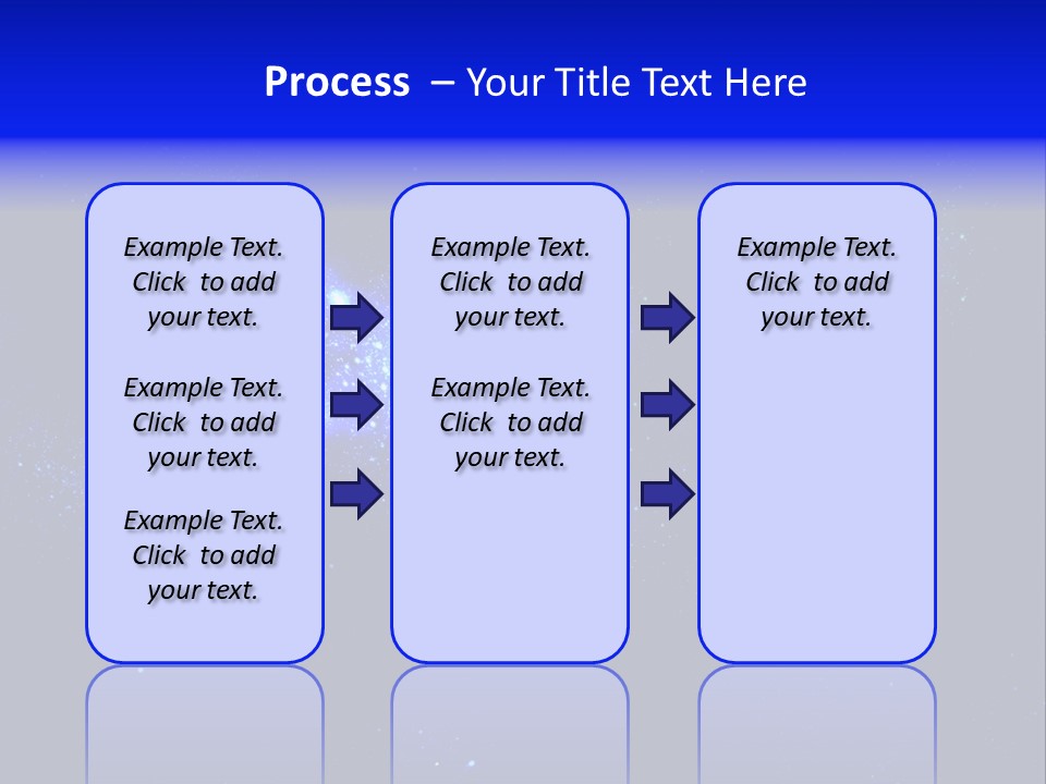 Star And Blue Space Galaxy PowerPoint Template