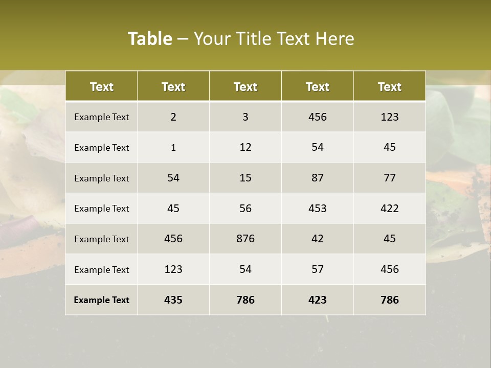 Composting PowerPoint Template