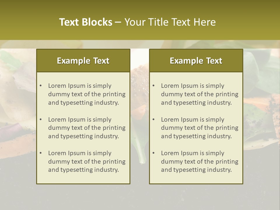 Composting PowerPoint Template