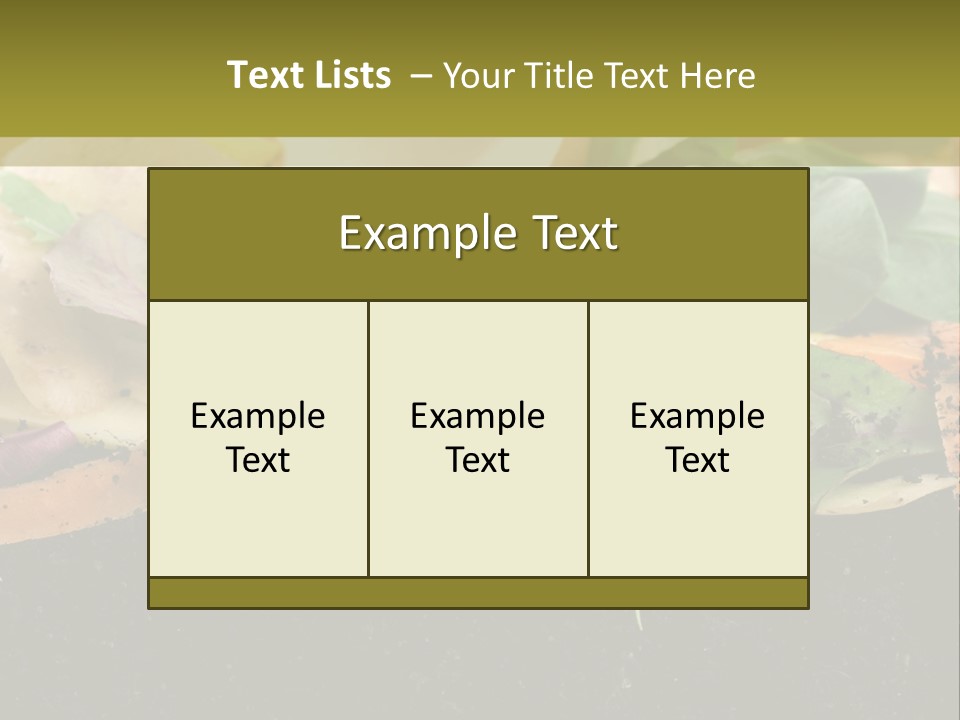 Composting PowerPoint Template