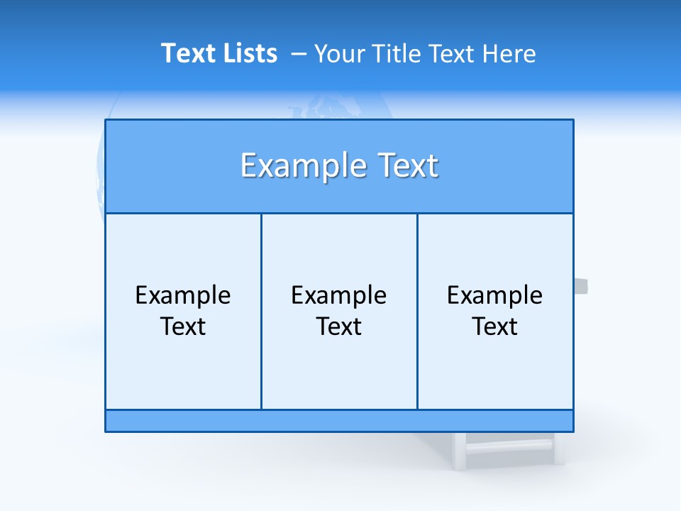 Abstract Presentation Of The Server On Earth PowerPoint Template