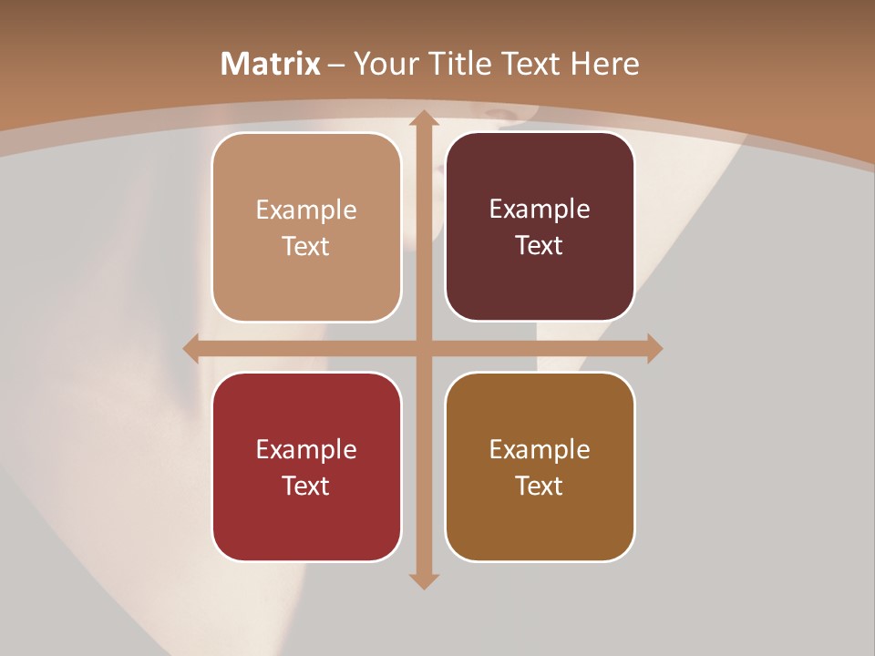 A Woman In A Black Dress Is Holding Her Hair PowerPoint Template