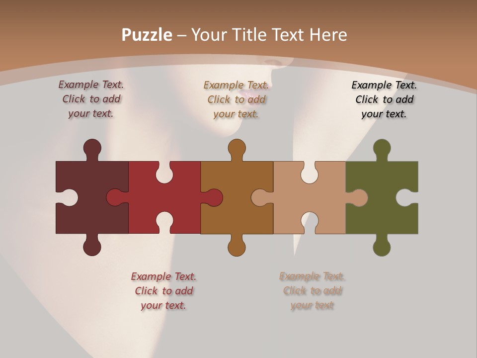 A Woman In A Black Dress Is Holding Her Hair PowerPoint Template